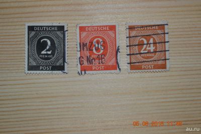Лот: 12724021. Фото: 1. Оккупация Германии 1946г. Стандарт... Марки