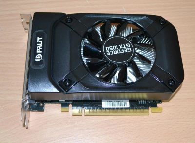 Лот: 11309740. Фото: 1. Видеокарта palit stormX 1050ti... Видеокарты