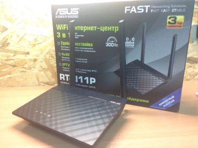Лот: 8848772. Фото: 1. WiFi-роутер Asus Rt-N11p. Маршрутизаторы (роутеры)