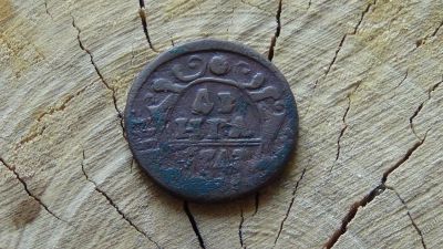 Лот: 5751206. Фото: 1. денга 1743. Россия до 1917 года