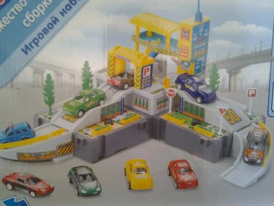 Лот: 6022418. Фото: 1. Игровой набор парковка. Конструкторы