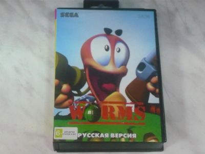 Лот: 5175973. Фото: 1. Картридж Sega: Worms. Игры для консолей