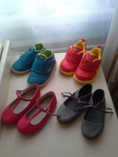 Лот: 9454951. Фото: 1. Кроссовки Nike+туфельки Zara 22... Кеды, кроссовки