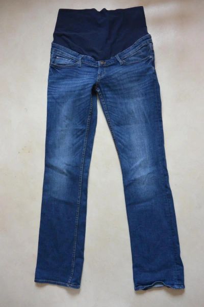 Лот: 4156185. Фото: 1. Джинсы H&M Mama, р-р 46. Брюки, капри, комбинезоны