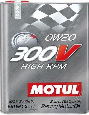 Лот: 2764020. Фото: 1. Motul 300 V High RPM 0W-20. Масла, жидкости