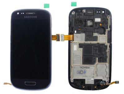 Лот: 12060511. Фото: 1. Дисплей Samsung i8190 модуль Синий. Дисплеи, дисплейные модули, тачскрины