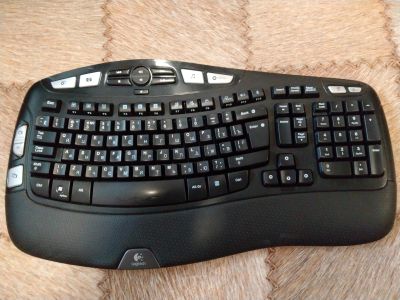 Лот: 14945112. Фото: 1. Клавиатура Logitech K350 бу. Клавиатуры и мыши