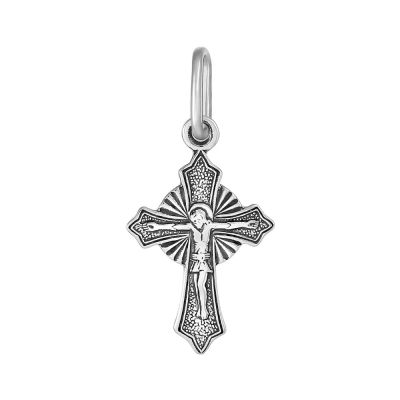 Лот: 23844864. Фото: 1. Подвеска-крестик из серебра. Другое (ювелирные изделия, бижутерия, часы)