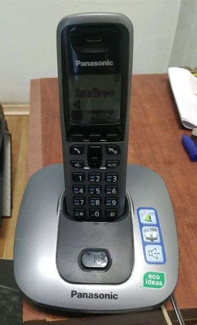 Лот: 18409393. Фото: 1. радиотелефон panasonic kx-tg6411ru. DECT и радиотелефоны