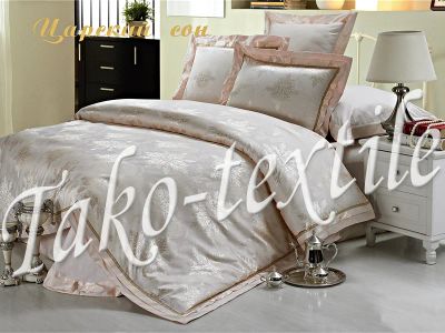 Лот: 6401655. Фото: 1. Постельное белье из сатин-Жаккарда... Постельное бельё