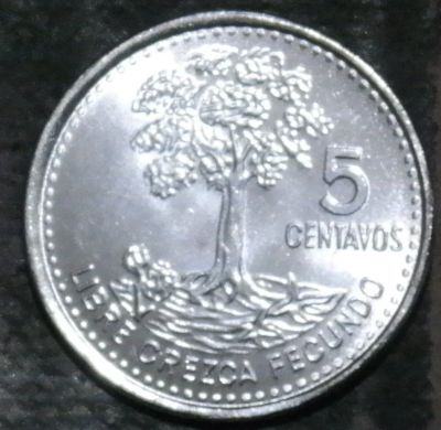 Лот: 16341279. Фото: 1. Экзотика с рубля (23580) Гватемала. Остальные страны