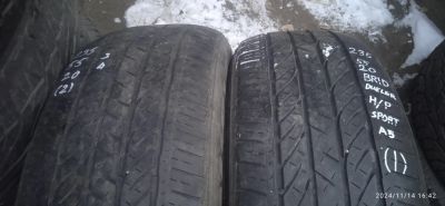 Лот: 24592622. Фото: 1. 2шт. 235-55-20 Bridgestone Dueler... Шины
