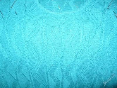 Лот: 1990412. Фото: 1. Бирюзовая кофточка. Свитеры, толстовки, худи