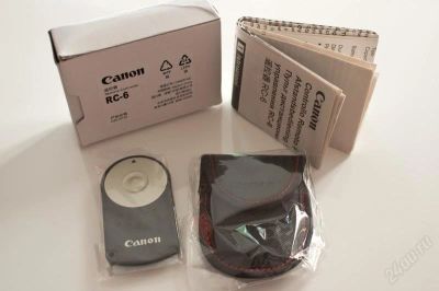 Лот: 1901284. Фото: 1. Пульт ДУ Canon RC-6 (оригинал). Другое (фотокамеры)