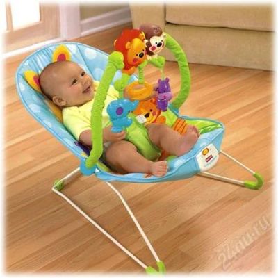 Лот: 2217475. Фото: 1. Кресло-шезлонг Fisher Price Любимая... Другое (детская мебель)