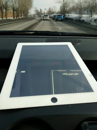 Лот: 11130065. Фото: 1. Тачскрин ipad 3 белый, с дефектом. Запчасти для планшетов