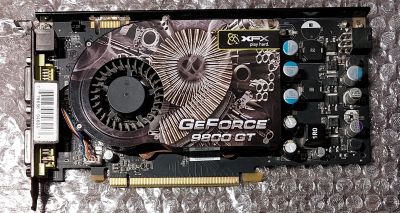 Лот: 25606570. Фото: 1. Видеокарта GeForce 9800gt xfx. Видеокарты