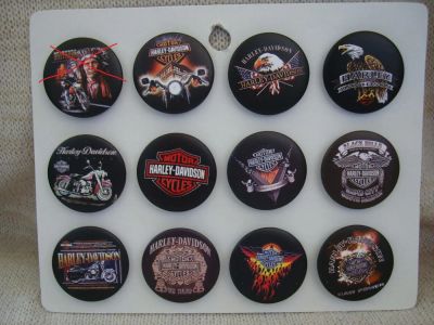 Лот: 9745233. Фото: 1. Комплект байкерских значков Harley... Аксессуары