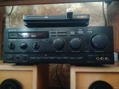 Лот: 13654703. Фото: 1. Kenwood A-7J стерео интегрированный... Музыкальные центры, магнитолы