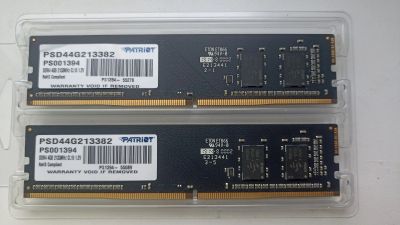Лот: 21985375. Фото: 1. 8Gb 2x 4 ГБ DDR4 МГц Patriot оперативная... Оперативная память