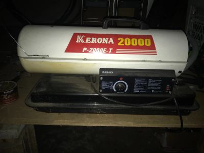 Лот: 15041189. Фото: 1. Тепловая пушка Kerona P-2000E-T. Обогреватели промышленные, тепловые пушки