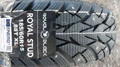 Лот: 23527985. Фото: 1. Зимняя резина 185/60 R-15 "Royal... Шины