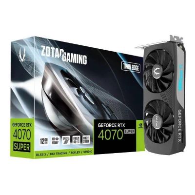 Лот: 24473981. Фото: 1. Видеокарта Zotac RTX4070 Super... Видеокарты