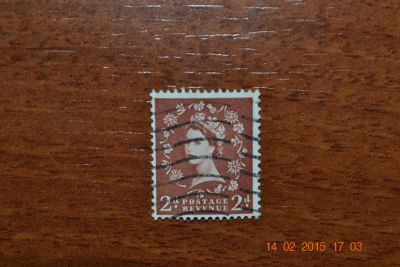 Лот: 5114757. Фото: 1. Марка Великобритании 1950-х годов... Марки