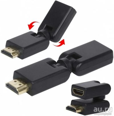 Лот: 16549425. Фото: 1. Переходник (HDMI гнездо - HDMI... Шлейфы, кабели, переходники