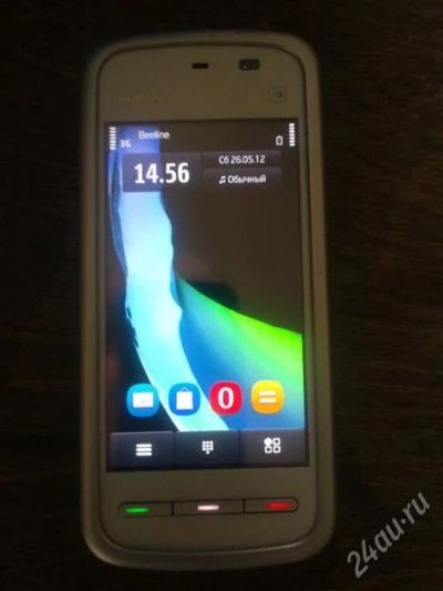 Лот: 1844658. Фото: 1. нокиа 5230 белый. Смартфоны