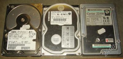 Лот: 496582. Фото: 1. 3 шт. IDE HDD 3.5" (неисправные... Жёсткие диски (HDD)
