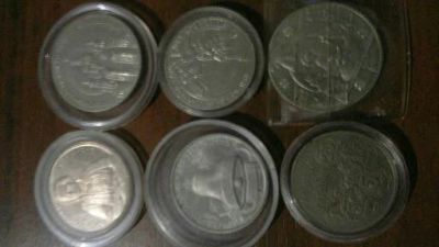Лот: 15425246. Фото: 1. Монеты украины 5 гр1995-1999 торг. Наборы монет