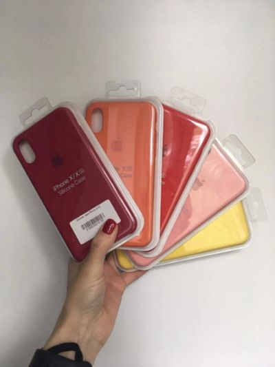 Лот: 16655393. Фото: 1. Чехол Silicone Case iPhone X/XS... Чехлы, бамперы