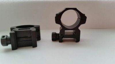 Лот: 6513593. Фото: 1. Кольца 25,4средние, на планку... Аксессуары, запчасти, тюнинг оружия