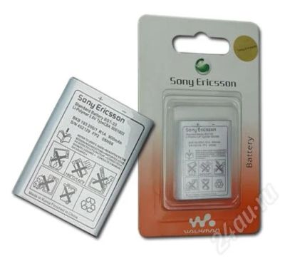 Лот: 210491. Фото: 1. АКБ оригинал (блистер) SonyEricsson... Аккумуляторы
