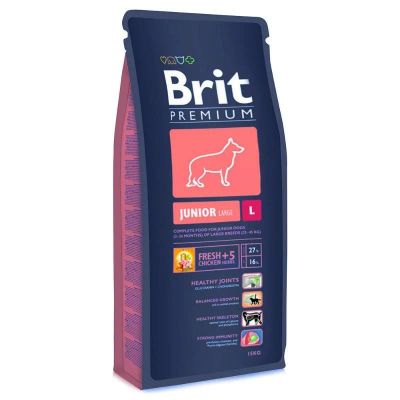 Лот: 11991644. Фото: 1. Сухой корм Brit Premium Junior... Корма