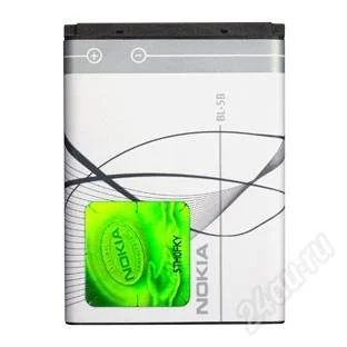 Лот: 1668236. Фото: 1. Аккумулятор Nokia BL-5B, подходит... Аккумуляторы