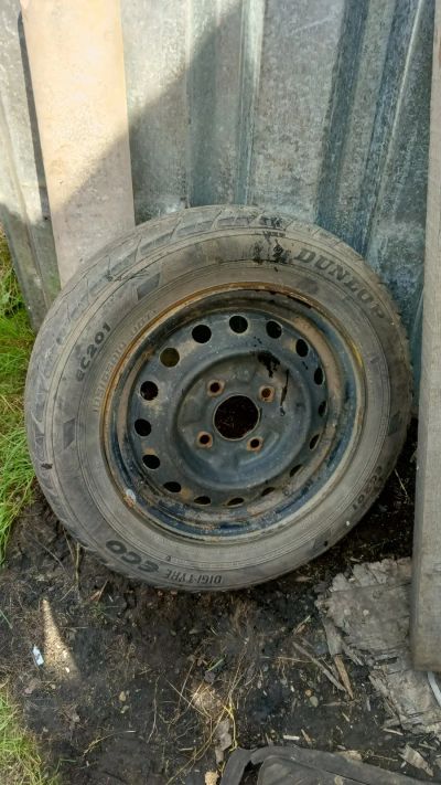 Лот: 15129238. Фото: 1. Три диска R14 185/65 5,5 JJ с... Шины на дисках