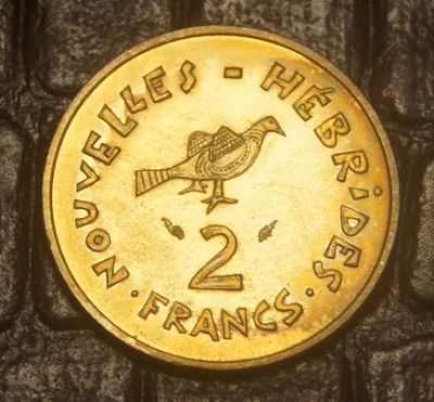 Лот: 8713814. Фото: 1. Новые Гебриды 2 франка 1978 (А... Австралия и Океания