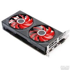 Лот: 12130225. Фото: 1. 4Gb XFX RX 560. Видеокарты