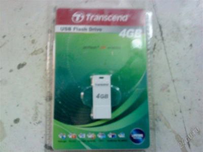 Лот: 1424175. Фото: 1. Флешка Transcend 4GB. USB-флеш карты