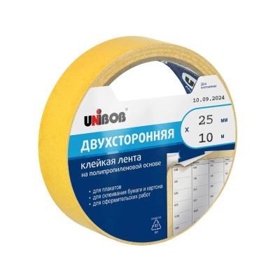 Лот: 25610238. Фото: 1. Клейкая лента 25 мм, двухсторонняя... Клеи, герметики, пена монтажная, клейкие ленты