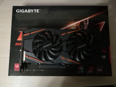 Лот: 11620310. Фото: 1. Rx 480 gigabyte. Видеокарты