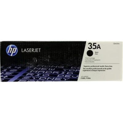 Лот: 18597012. Фото: 1. Картридж-тонер hp 35A Black CB435A... Картриджи, расходные материалы