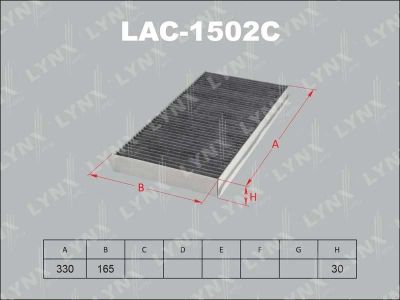 Лот: 13357070. Фото: 1. Lynx LAC-1502C Салонный фильтр. Расходные материалы