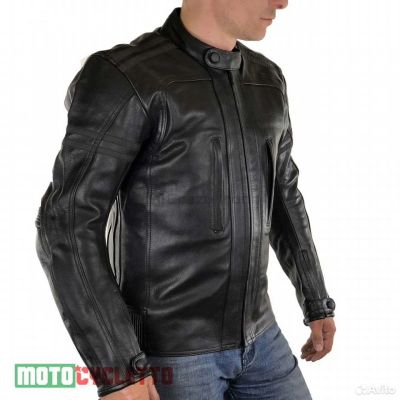 Лот: 25350280. Фото: 1. Мотокуртка кожаная Motocycletto... Верхняя одежда