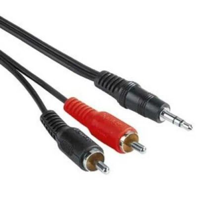 Лот: 25010586. Фото: 1. Кабель_аудио 3.5Дж-2RCA - _5м. Шлейфы, кабели, переходники
