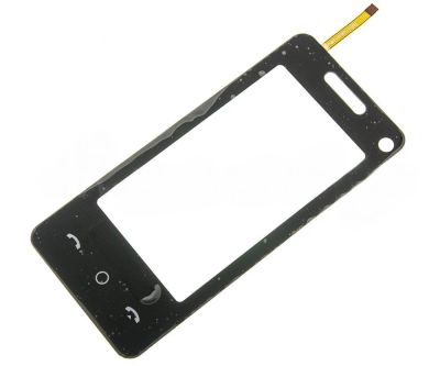 Лот: 12245175. Фото: 1. Сенсорный экран Samsung F490 Черный... Защитные стёкла, защитные плёнки