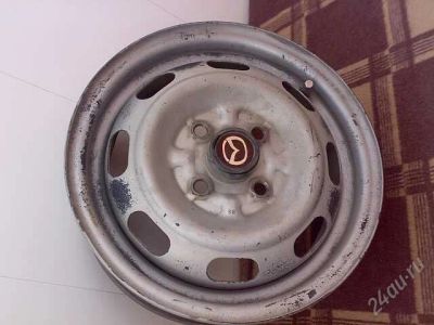 Лот: 2156028. Фото: 1. 4 штамповки от мазды демио (2... Диски