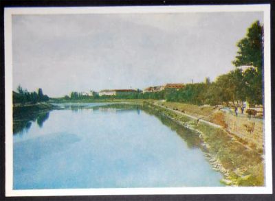 Лот: 7180870. Фото: 1. Открытка Ужгород. Речка Уж. 1958... Открытки, конверты